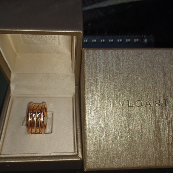 Bulgari Rose Gold B.Zero1 Ring